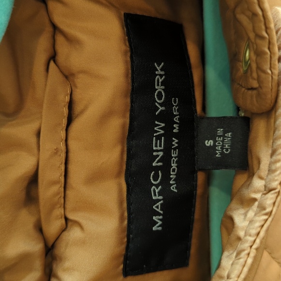 Marc New York by Andrew Marc Gold Quilted Vest - Picture 3 of 3